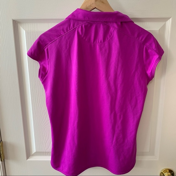 Like New Tommy Armour Dri-Logic Fuchsia Golf Polo - Picture 3 of 5